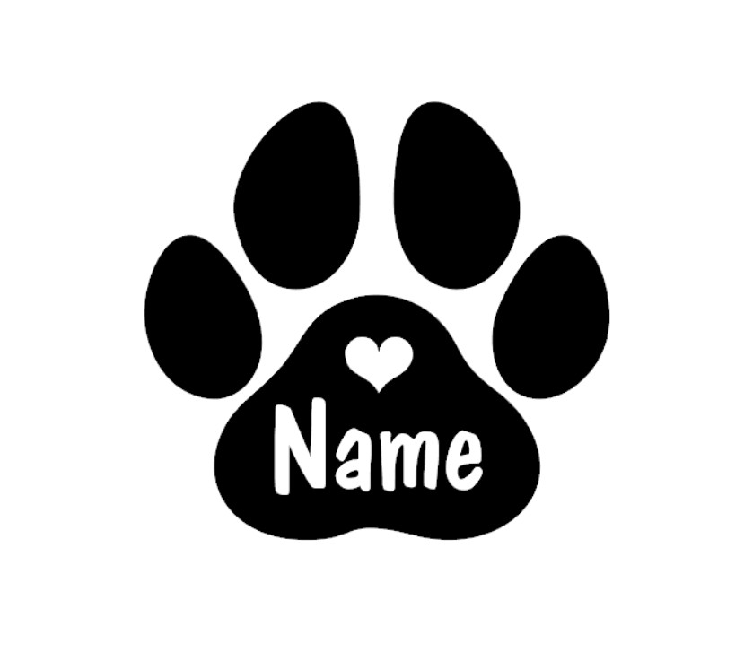 Cat Claw Bark - 2 peças de decalque personalizado com