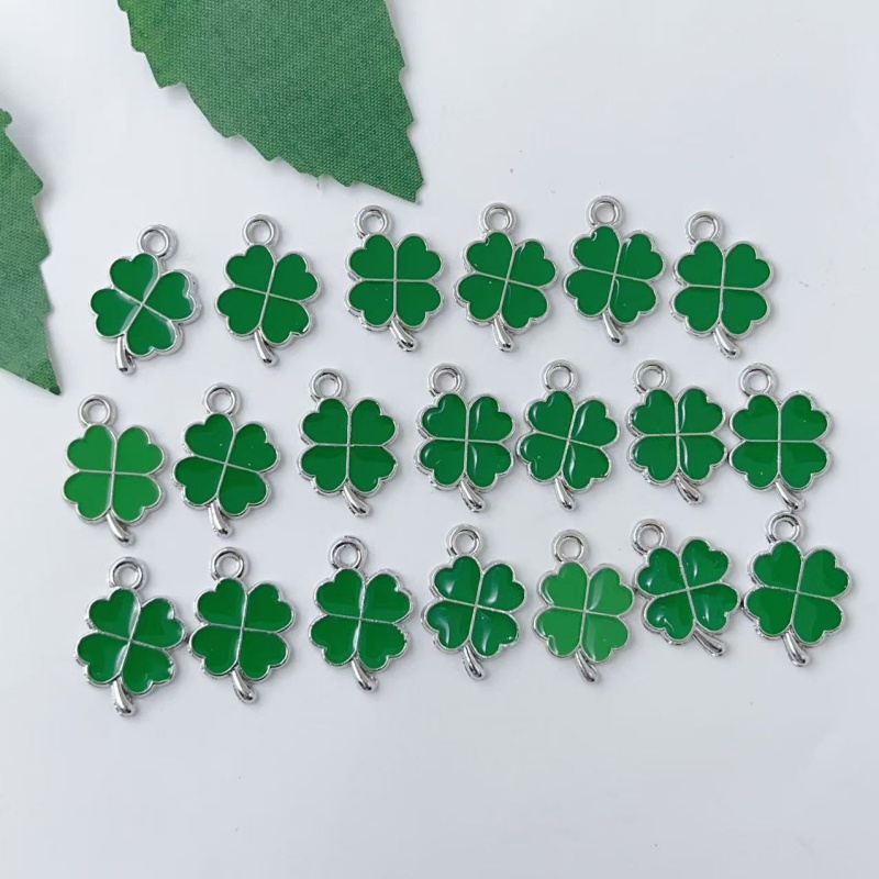 20 Peças de Pingentes de Liga  - Red Clover Flower avaliação e preço