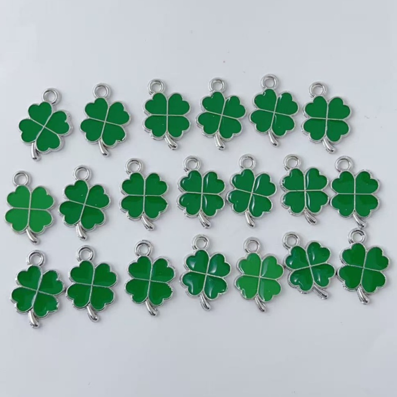 20 Peças de Pingentes de Liga  - Red Clover Flower avaliação e preço