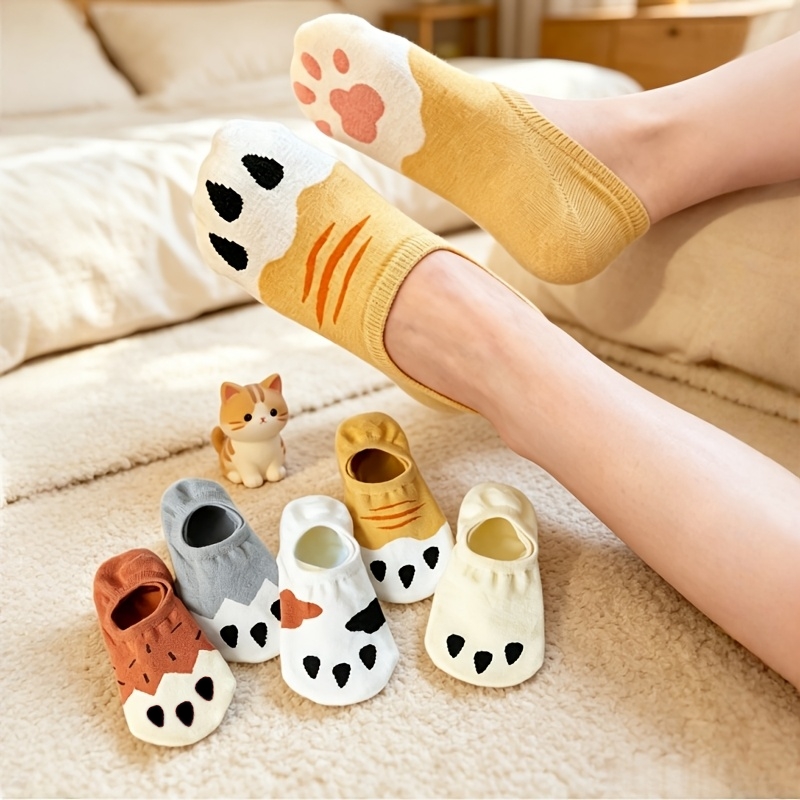 Meias Invisíveis Femininas com - Cat Claw Bark avaliação e preço