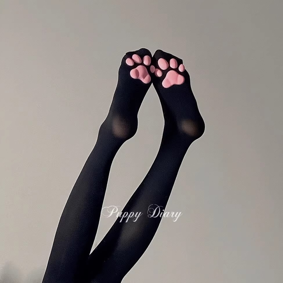 Meias Altas com Estampa de Pat - Cat Claw Bark avaliação e preço