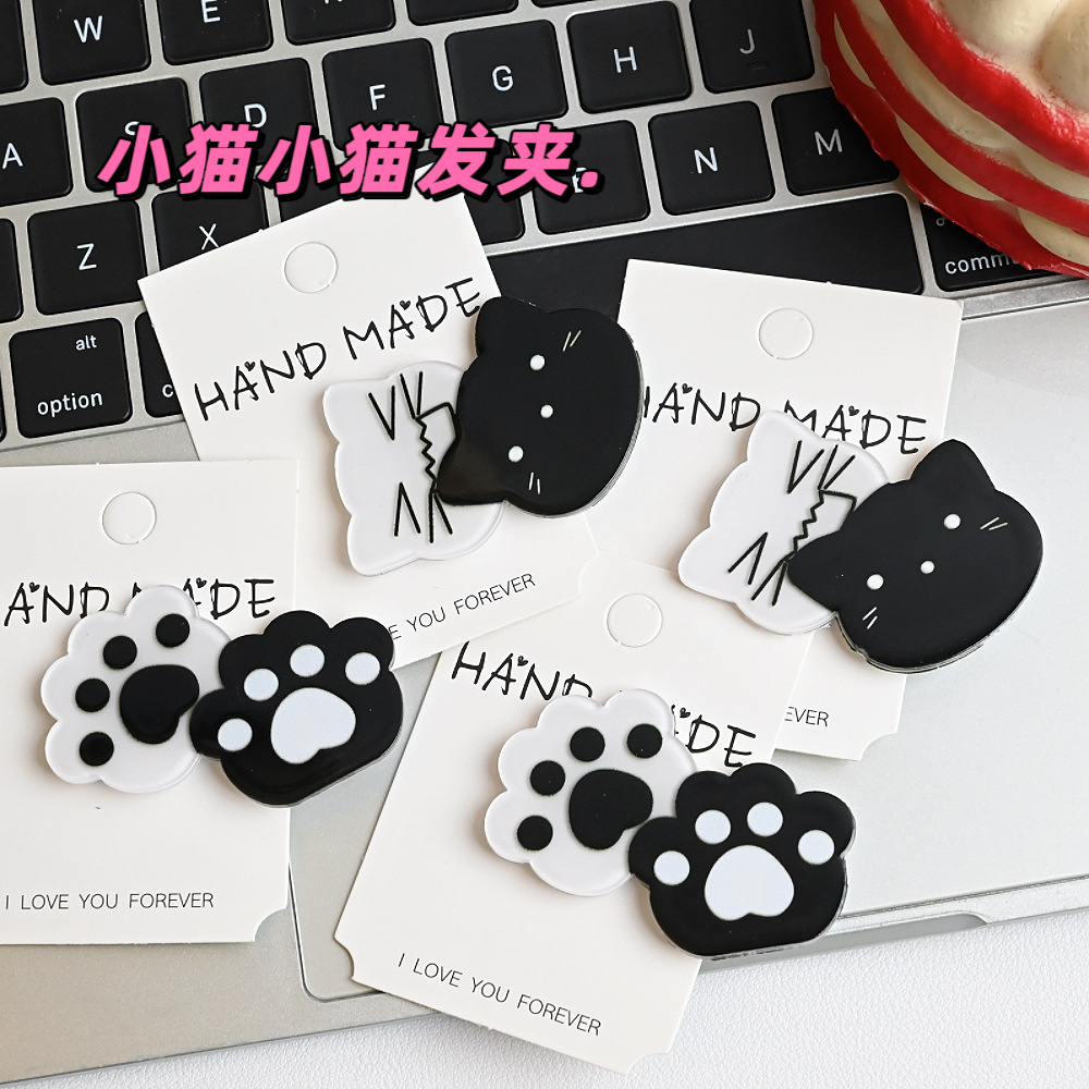 Presilhas de Cabelo Kawaii Y2K - Cat Claw Bark avaliação e preço